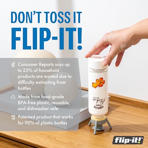 Flip-It! 2-Pack Pastel Bottle Emptying Kit – Universal Fit for Most Plastic Bottles