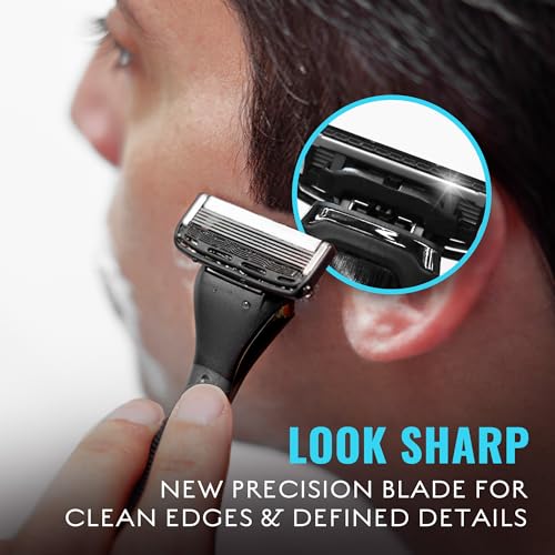Precision 5 Blade (1 Razor 4 Cartridges) and Shaving Cream Bundle