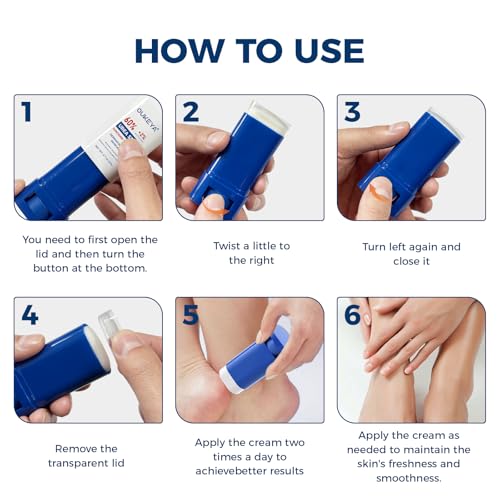 OUKEYA 60% Urea Cream Stick with 2% Salicylic Acid - For Dry Skin