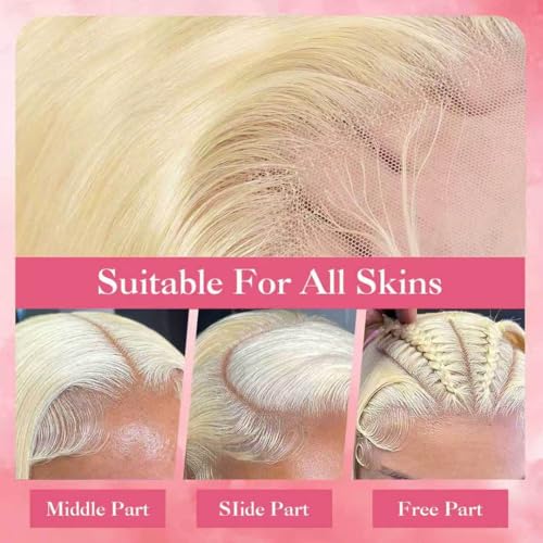 Dapanji 20 Inch 613 Body Wave Lace Front Wig - 200% Density Human Hair