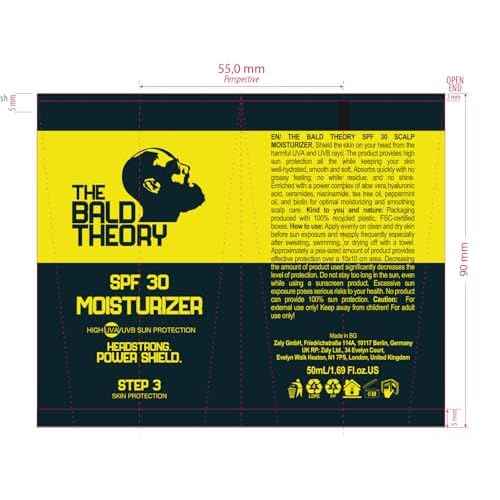 SPF 30 Moisturizer, Scalp Shield with Salicylic Acid ? Exfoliates & Unclogs Pores, Hyaluronic Acid ? Deeply Hydrates, Niacinamide ? Improves Skin Tone, Aloe Vera ? Relieves Irritation