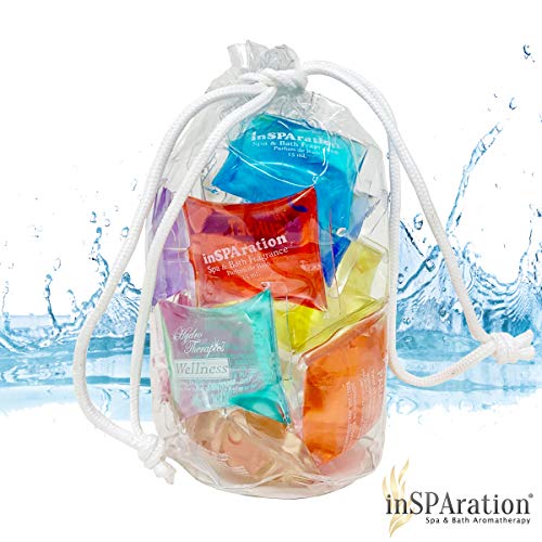 inSPAration Spa and Bath Aromatherapy Model# 151 Sample Gift Pack Bag, 1/2-Ounce