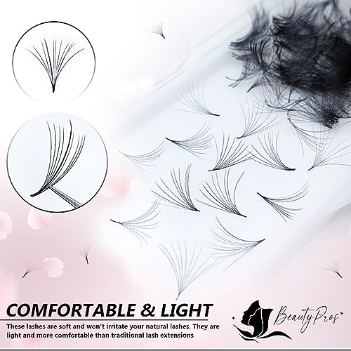 Professional Faux Mink Lash Extensions 500 Loose Fans 8-17mm
