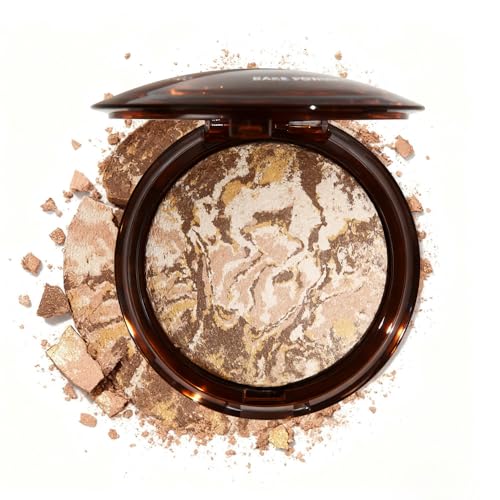 Baked Balance Illuminating Foundation, Oil Control Matte Perfection Face Powder - Medium | Buildable Sheer to Light Coverage | Flawless Satin Finish
