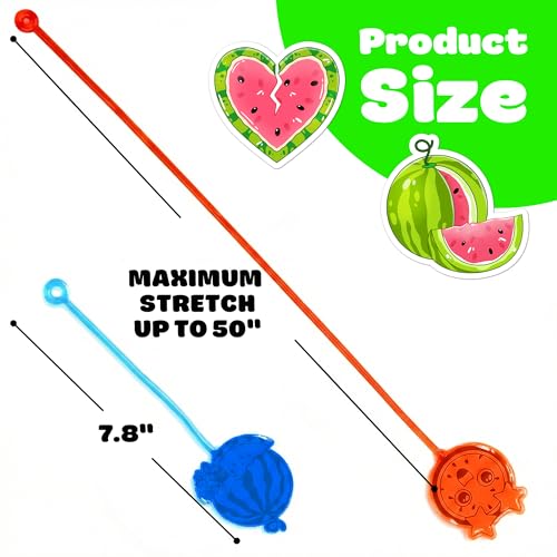 48pc Watermelon Party Favors Set - Sticky Hands & Tattoos