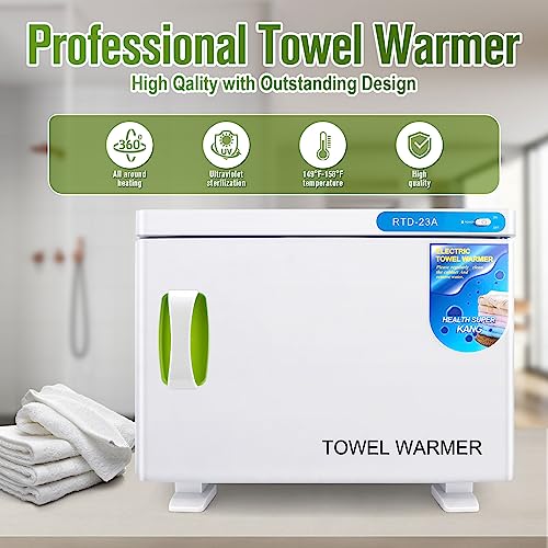23L Hot Towel Warmer Cabinet with Stainless Steel Racks