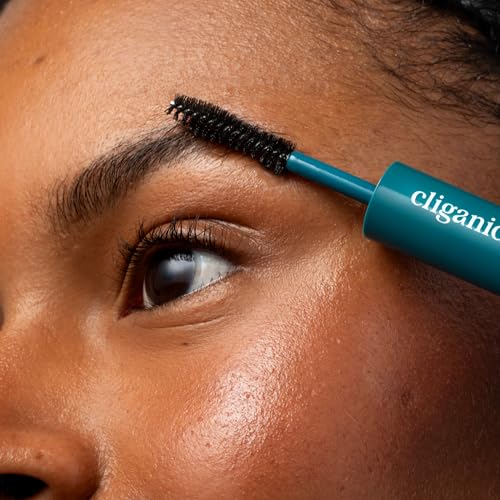 Cliganic Organic Castor Oil for Lashes & Brows – Refillable Wand