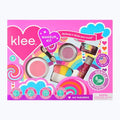 Klee Naturals Kids Makeup Kit – Non-Toxic Eye Shadow, Blush & Glitter