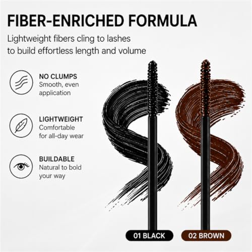 Waterproof Fiber Mascara Volume & Length