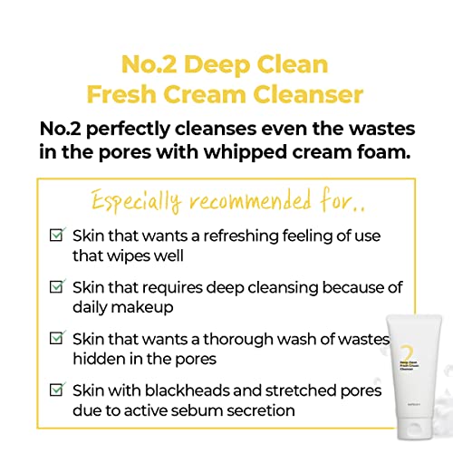 numbuzin No.2 Deep Cleansing Foam | Gentle Pore Cleanser