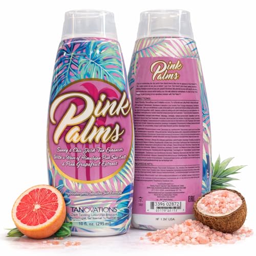 Tanovations Pink Palms Sunny & Chic Dark Tan Enhancer - 10 oz.