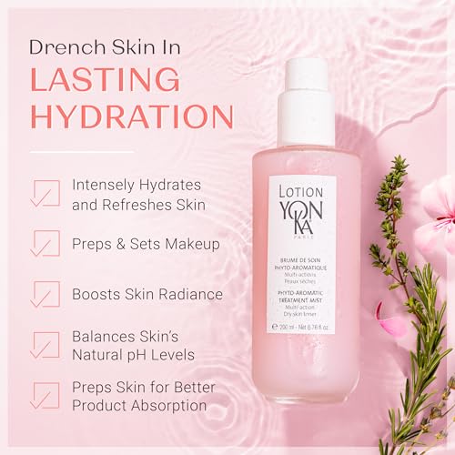 Yon-Ka PS Hydrating Face Toner | Calming Daily Face Mist with Botanical Plant Extracts for Dry & Sensitive Skin | Minimizes Pores and Treats Redness | Alcohol-Free and Paraben-Free