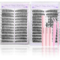 432 Pc Cat Eye Lash Clusters Kit with Glue & Tools