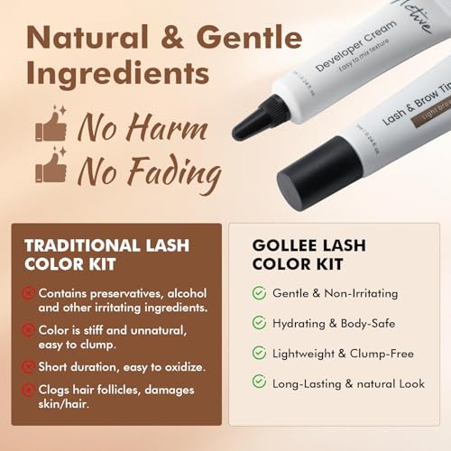 Light Brown Lash & Eyebrow Color Kit - 8 Week