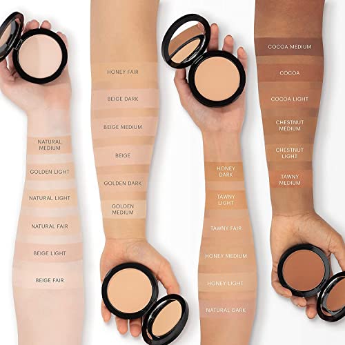 Glo Skin Beauty Pressed Powder Foundation Honey Medium