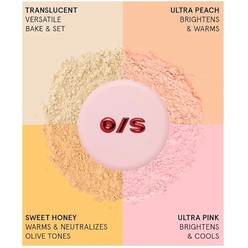 One Size By Patrick Star Ultimate Blurring Setting Powder 34.5 g, Ultra Peach - for Very Fair to Medium Skin Tones