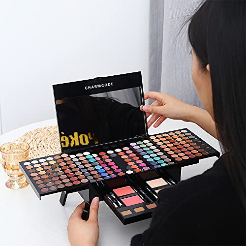 CHARMCODE 190 Colors All-in-One Makeup Palette Kit with Mirror