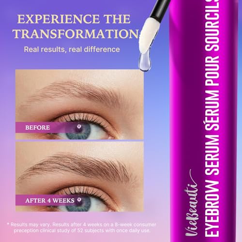 VieBeauti Eyebrow Growth Serum - Longer Fuller Brows in 4 Weeks