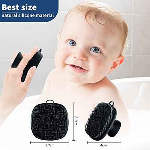 Face Scrubber 2 Pack Silicone Face Scrubber for Men Facial Cleansing Brush Silicone Face Wash Brush Manual Waterproof Cleansing Skin Care Face Brushes for and Exfoliating