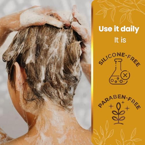 Tio Nacho Natural Lightening Shampoo with Chamomile and Royal Jelly, Clarifying Shampoo for Blonde and Light Brown Hair, Shine-Enhancing Formula with Natural Botanical Extracts, 14 fl oz