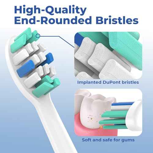 Replacement Heads for Philips Sonicare: Replacement Brush Head Compatible with Philips Sonicare - Toothbrush Heads Soft Compatible with DiamondClean, FlexCare, ProtectiveClean and More, 8 Pack