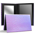 Mermaid Empty Magnetic Palette, Fish scale Empty Magnetic Palette for Highlighters Eyeshadows Lipstick Blush Powder Rectangle Large size (Fish Scales)