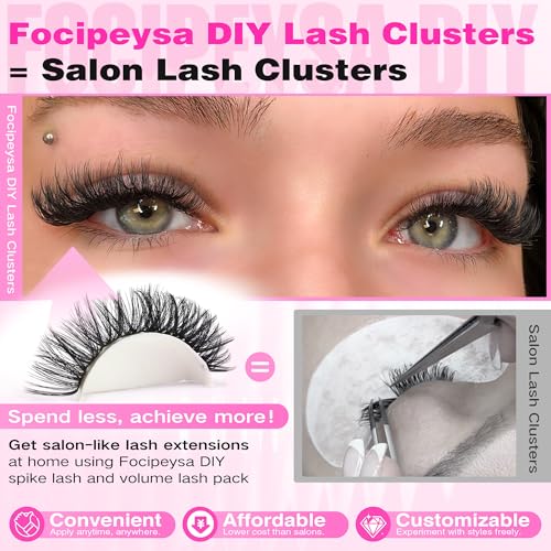 Volume Lash Clusters 10-18mm Mixed 300pcs DIY Eyelash Extensions