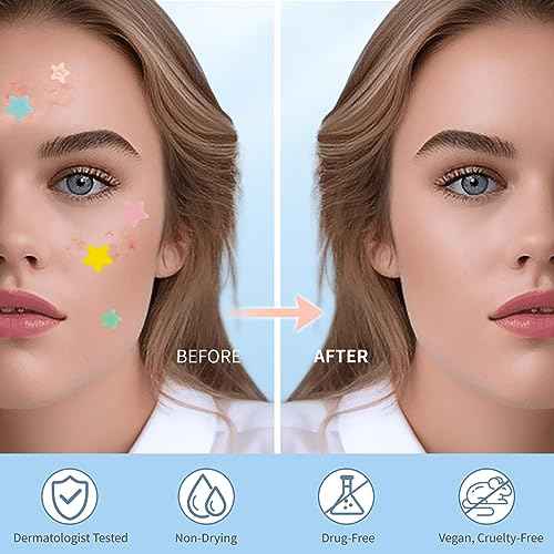 Pimple Patches for Face, Hydrocolloid Acne Patches, Cute Star Zit Covers, Colorful Spot Stickers with Tea Tree, Salicylic Acid & Cica Oil| 3 Sizes (10mm, 12mm & 14mm) |400 Count