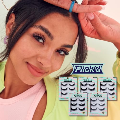 i•ENVY Flick'd DD Curl False Lashes - 3 Pairs Fluffy Wispy