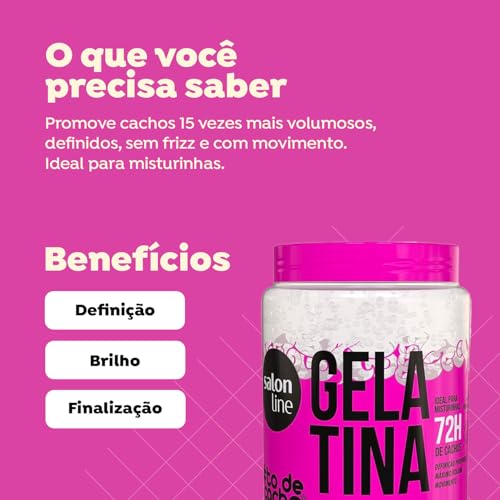 Salon Line #TôDeCacho Super Volume Gelatin 1kg Curl Definer