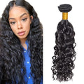 26 Inch Water Wave Human Hair Bundle #1B Natural Black