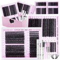 Lash Clusters Kit 756PCS - 60D 80D 100D Volume Eyelash Extensions