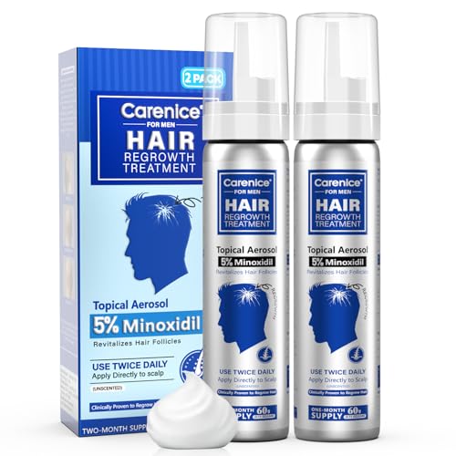 5% Minoxidil Foam for Men with Biotin - Hair Growth Treatment