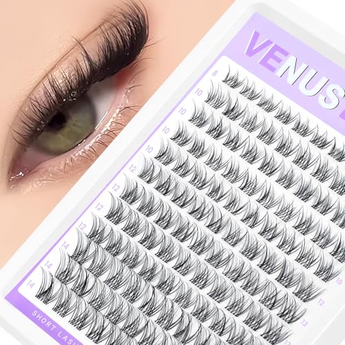 Velure Venus Cluster Lashes 8-14mm Natural Wispy Eyelash Extensions