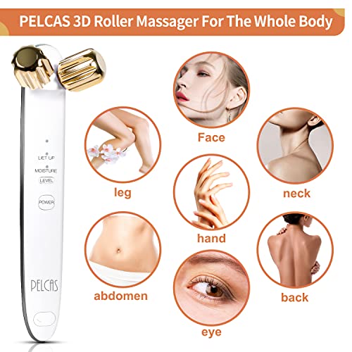 Cordless 3D Electric Roller Massager for Face, Neck & Body