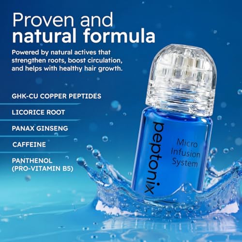 Copper Peptide Serum for Fuller, Thicker Hair & Healthy Scalp - 3 Month Supply