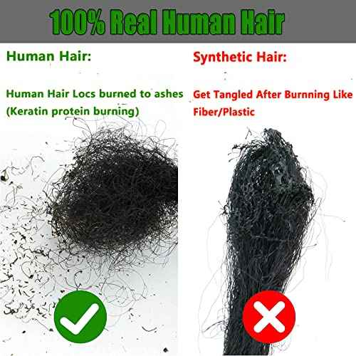 0.6 cm Thickness 8 Inch #T1B/30 100 Strands 100% Real Human Hair Dreadlock Extensions for Men and Women. Handmade for Full Head, Can Be Dyed and Bleached. Dreadlocks Bulk Permanent Locs