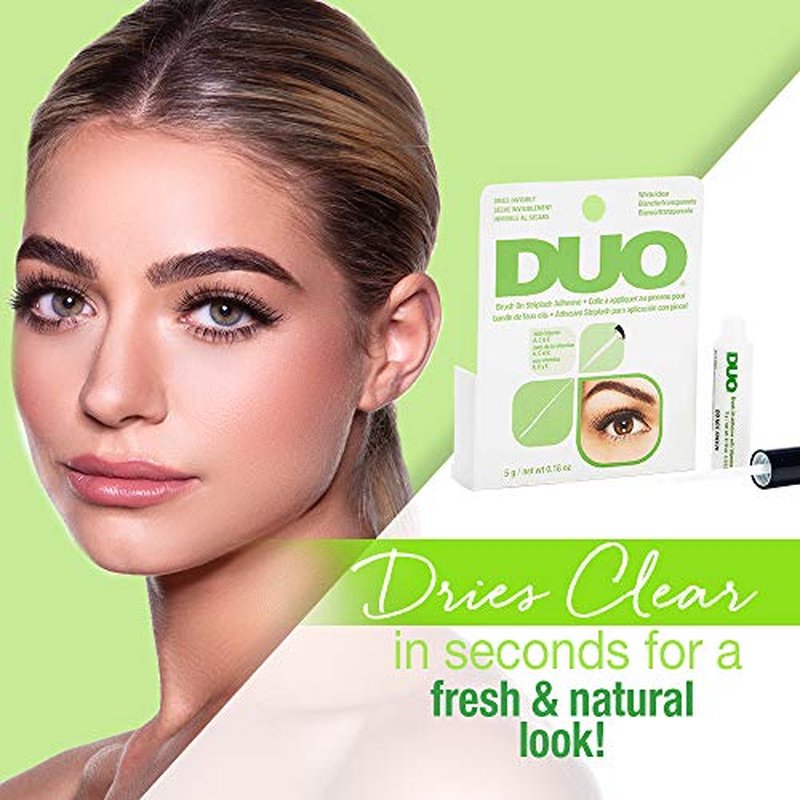 DUO Brush-On Clear Lash Glue – Waterproof & Hypoallergenic Adhesive