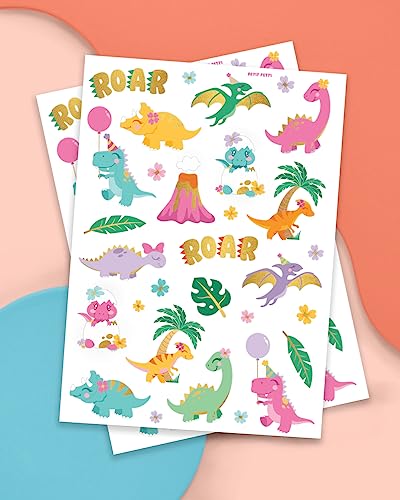 Dinosaur Temporary Tattoos - 38 Styles for Party Favors