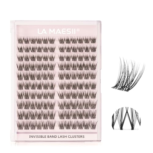 Clear Band Lash Clusters 10-14mm Natural Look Individual Eyelashes