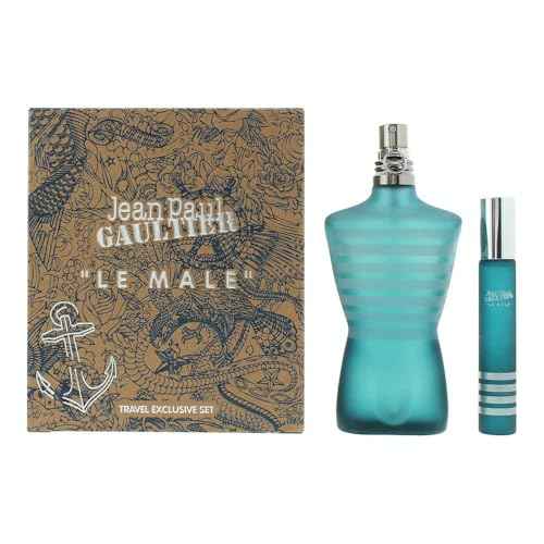 Jean Paul Gaultier Le Male 2Pc Men Travel Set