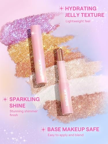 SHEGLAM Crystal Jelly Glaze Stick Eyeshadow - Champagne Gleam