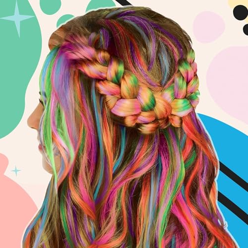 Fashion Angels Hair Chalk Kit - 5 Vibrant Colors for Kids