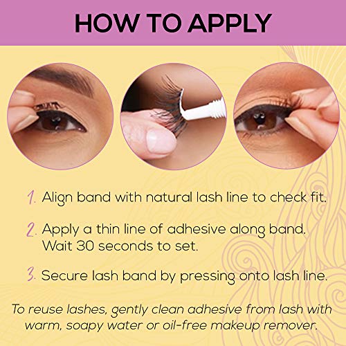 Andrea Accent Half Lashes 301 - Cat Eye, 4-Pack