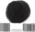 Hair Sponge for Updos & Volume Bumps - Salon-Grade Black Padding, Includes Pins & Clips