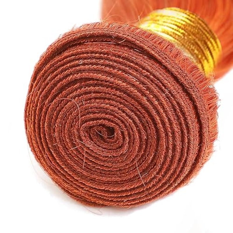 350 Ginger Deep Wave Human Hair Bundles 20 22 24 inch