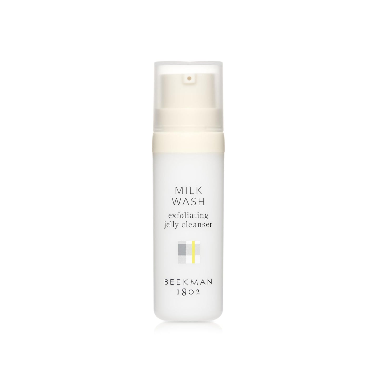 Beekman 1802 Milk Wash Exfoliating Jelly Face Cleanser - Fragrance Free - 0.5 oz - With Goat Milk + 100% Natural AHAs & BHAs - Helps Control Oil & Exfoliates - Good for Sensitive Skin - Cruelty Free