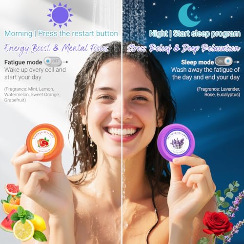 Aromatherapy Shower Steamers Gift Set for Teen Girls - 8 Scents