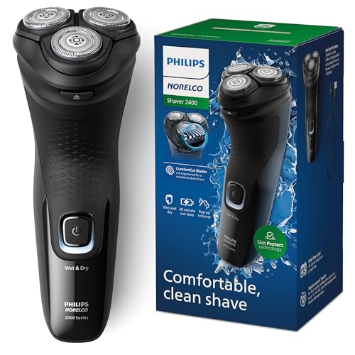 Philips Norelco Shaver 2400, Rechargeable Cordless Electric Shaver with Pop-Up Trimmer, X3001/90