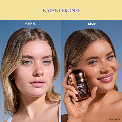 Isle of Paradise Sunny Serum Liquid Bronzer – Buildable Face Tanner